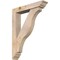 Ekena Millwork Funston Traditional Smooth Bracket w/ Offset Brace, Douglas Fir, 5 1/2"W x 28"D x 36"H BKT0604X28X36FST01SDF - alternate 1